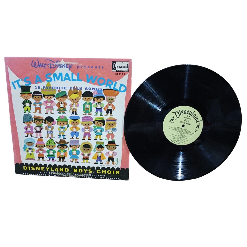 Disneyland Walt Disney It's a Small World DQ1289 LP Record Album Vinyl